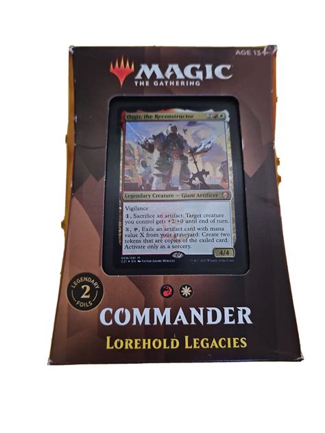 Lorehold Legacies | Strixhaven MTG Commander 2021 deck SEALED Values ...