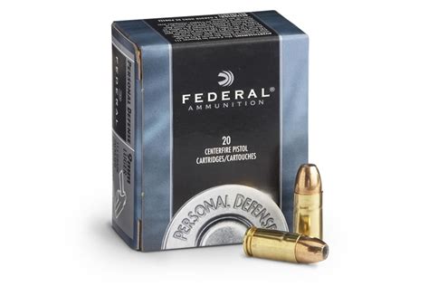 Federal 9mm Luger 115 Gr Jhp Personal Defense 20box Sportsmans Outdoor Superstore