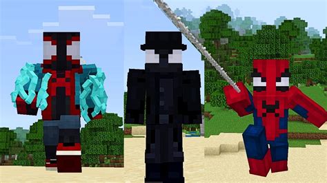 Addon De Spiderman Para Minecraft Pe Youtube