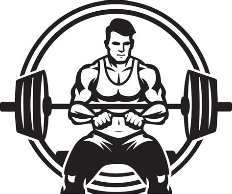 Premium Vector A Man Lifting A Barbell With The Words Quot