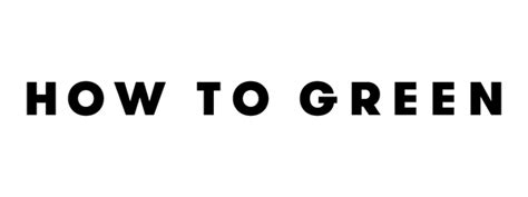 How To Green on Behance