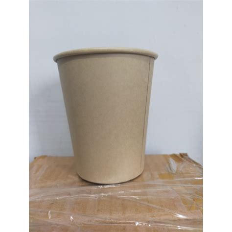Jual Paper Hot Cup Brown Kraft Atau Coklat Gelas Kertas Panas 50 PCS Shopee Indonesia