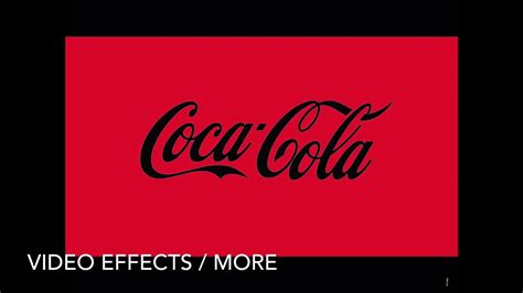 Coca Cola Logo Effects Sponsored By Preview 2 Effects Youtube