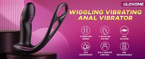 Amazon Vibrating Prostate Massager Ulovime Wiggling Anal Vibrator