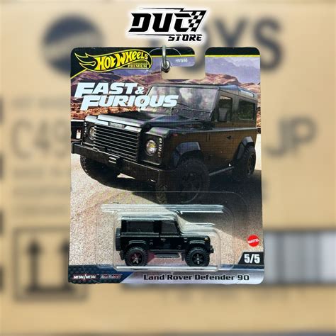 Hot Wheels Premium Land Rover Defender 90 2024 Fast Furious Premium Series Model Car