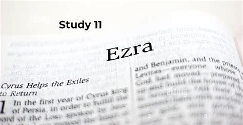 Book Of Ezra Study 11 Chapter 6v13 22 Living Hope Bible Church