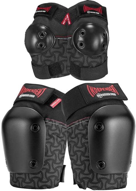 187 Killer Pads Four Pack Adult Pad Set - (independent trucks) black ...