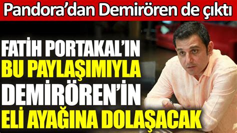 Fatih Portakal ın bu paylaşımıyla Demirören in eli ayağına dolaşacak