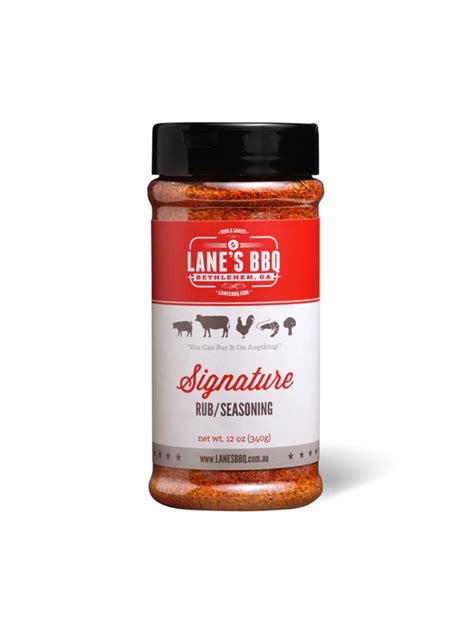 Lane S Bbq Signature Rub 340g Riverway Meats And Eats