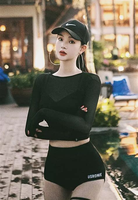 Buy Lycka Lmn Korean Lady Bikini Swimwear Black Online Zalora