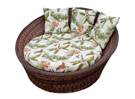 Poltrona Chaise Redonda Sof Para Varanda Area Externa Jardim