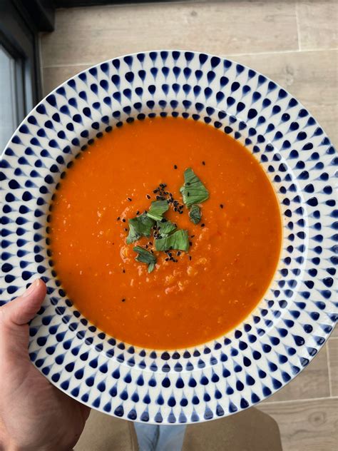 Tomato Red Pepper And Lentil Soup Becca Meadows Nutrition