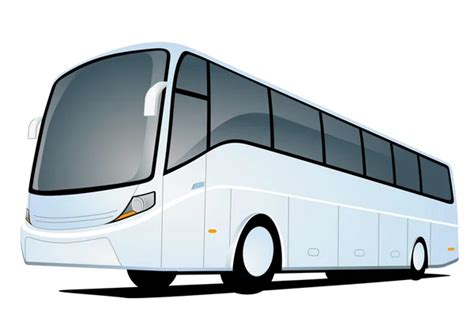 White Bus Stock Vector Kovacevic