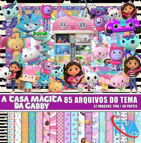 Kit Digital Casa Magica Da Gaby Kit0240 Elo7 Produtos Especiais