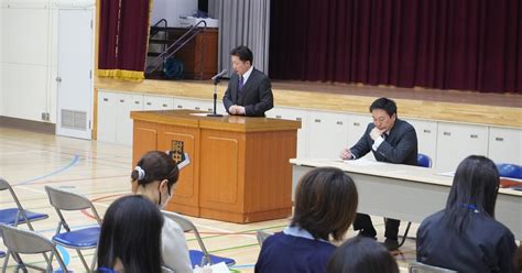 北海道教育大学附属釧路義務教育学校後期課程「日常の学校生活」 Pta並びに後援会役員総会開催