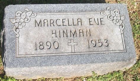 Marcella Eve Knoll Hinman Find A Grave Memorial