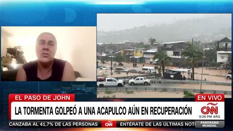 Panorama Mundial Con Gabi Fr As La Tormenta Que Golpe A Una Acapulco