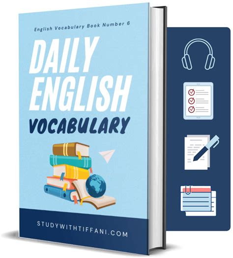 Daily English Vocabulary Book Number 6 Speak English With Tiffani