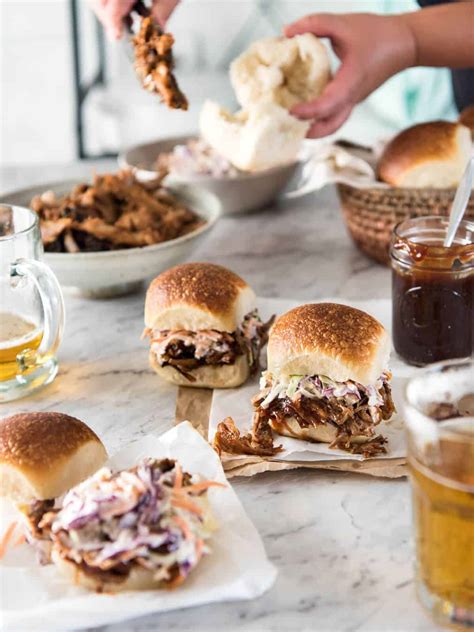 Slow Cooker BBQ Pulled Pork Sandwich | RecipeTin Eats