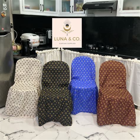 chair cover assorted uratex ruby monoblock chair cover shopee