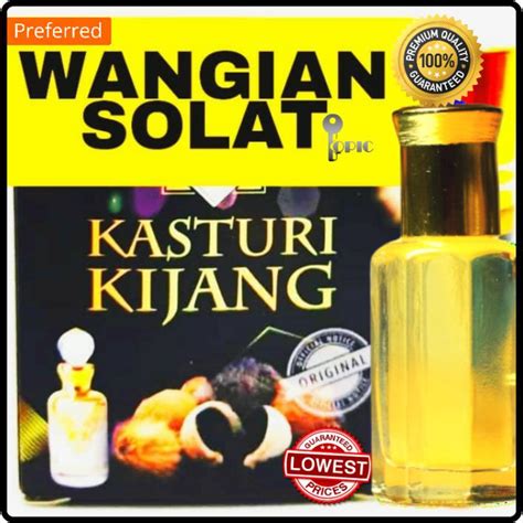 Minyak Wangi Kasturi Kijang Asli Wangian Sunnah Viral Perfume Harian