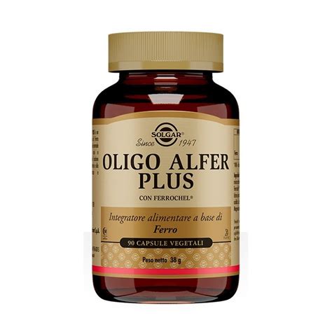 Solgar Oligo Alfer Plus Integratore Di Ferro Capsule Alpifarma