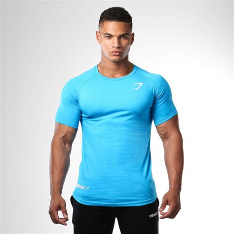 Gymshark Form Fitted T Shirt Gymshark Blue The Gymshark Form Fitted