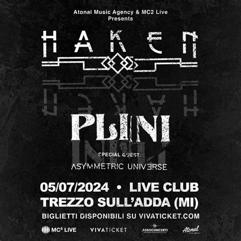 Haken Una Data A Trezzo Sulladda A Luglio Insieme A Plini Mc Live