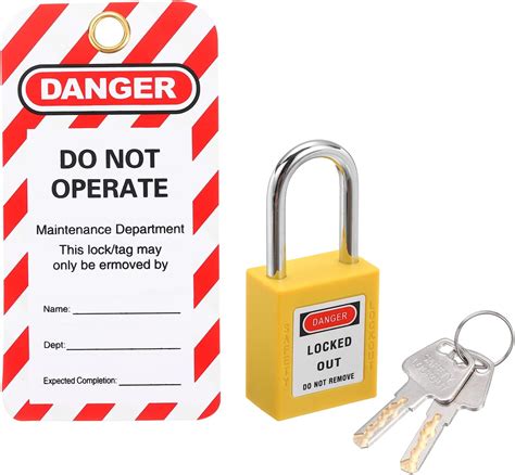 Patikil Lockout Tagout Locks With Key Loto Locks Safety Padlock