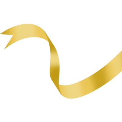 Gold Ribbon PNGs for Free Download