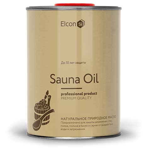 Эмаль Elcon Sauna Oil, 1 л - купить в интернет-магазине OZON по ...