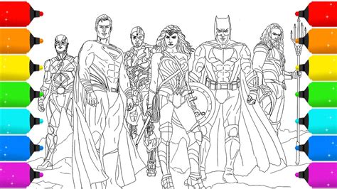 Justice League Symbol Coloring Pages