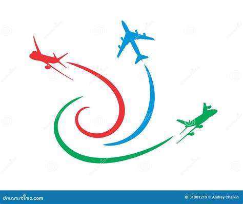 Plane Logo Stock Vector Image 51001219