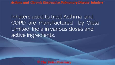 PPT - Asthma and Chronic Obstructive Pulmonary Disease Inhalers ...