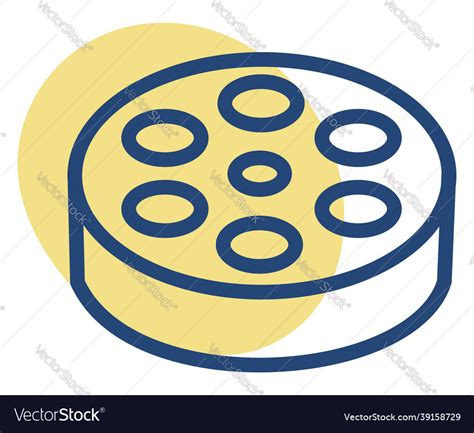 Cinema movie tape on a white background Royalty Free Vector