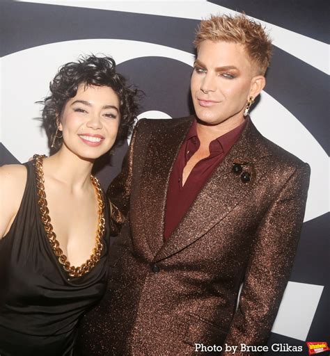 adam lambert aulii cravalho celebrate  cabaret gala