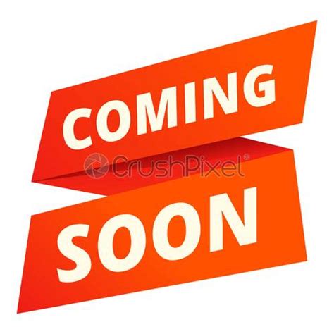 Coming soon slogan icon, cartoon style - stock vector | Crushpixel