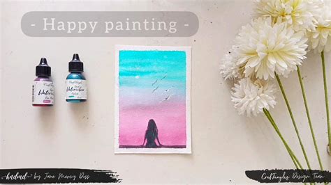 Beautiful Silhouette Watercolour Painting Hndmd Blog