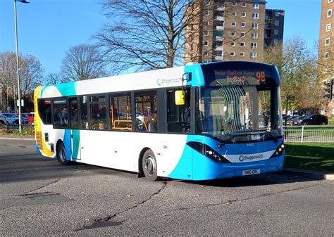 Sn Orc Stagecoach East Seen Entering Bedford Bus St Flickr