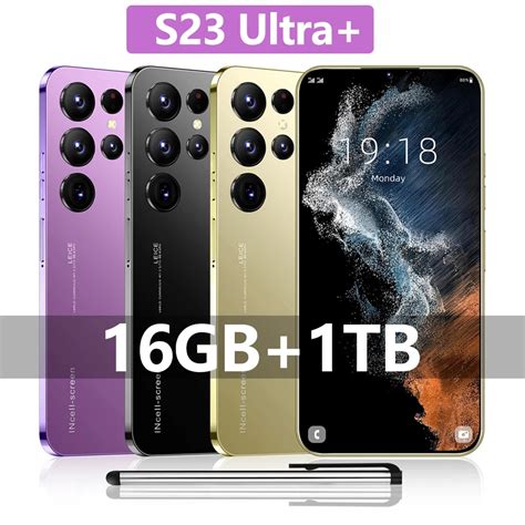 Global Version Smartphone S23 Ultra 5g 6 8inch 16gb 1tb Mobile Phone Fingerprint Face Hd