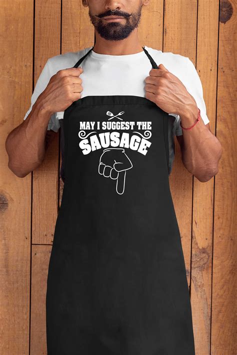 Funny Bbq Apron Novelty Aprons Cooking Gifts For Men May I Etsy Uk