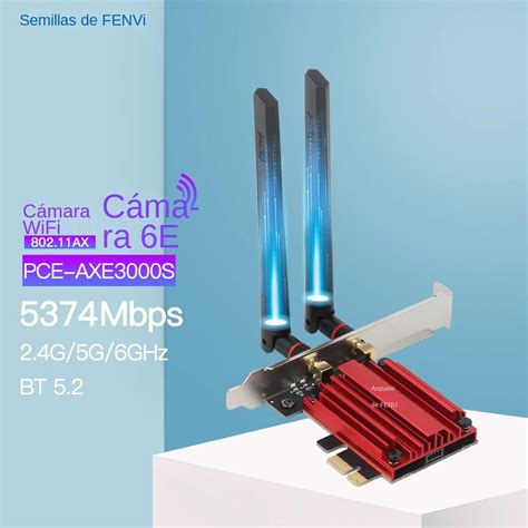 Wifi E Ax Mbps Tri Band G G Ghz Inal Mbrico Pcie Adaptador