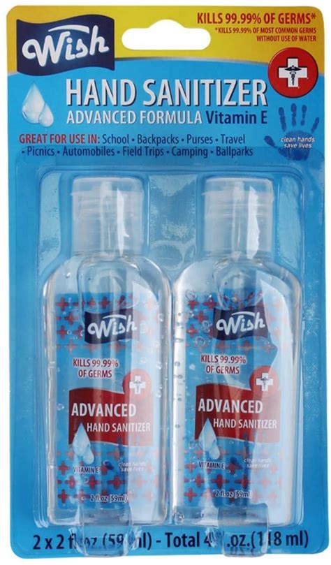 Wish Hand Sanitizer 2pk 2oz For 888