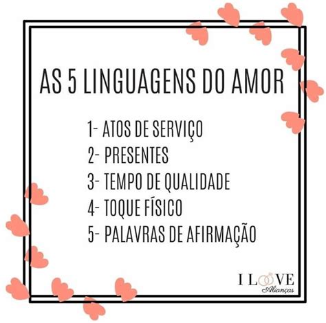 As 5 Linguagens Do Amor In 2024 Costa