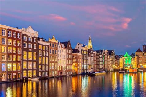 Premium Photo Downtown Amsterdam City Skyline Cityscape In