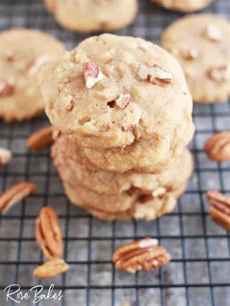 Pecan Praline Cookies | Rose Bakes