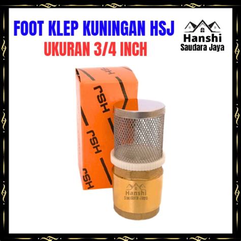 Jual Foot Klep Kuningan 3 4 Inch Foot Valve Tusen Klep Footklep