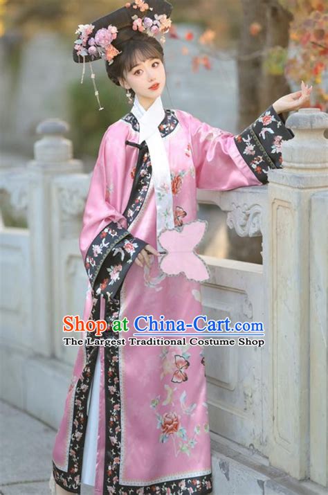 Pink Qing Dynasty Costume