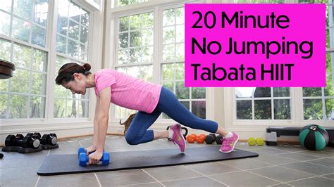 IntervalUp 20 Minute Tabata HIIT Workout With Weights At Home No