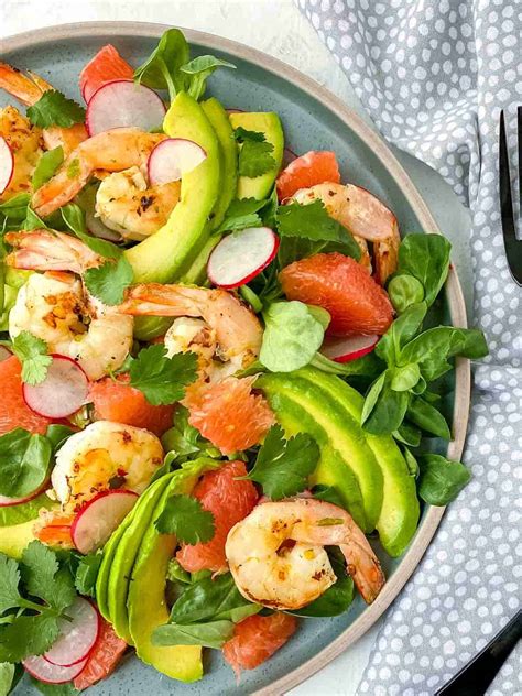 Prawn Salad with Avocado - The Devil Wears Salad